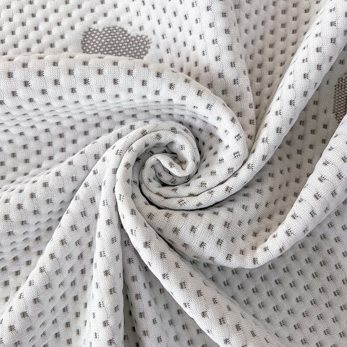 91家纺网 家纺一手货源 找家纺 2025新款A类冰豆豆提花凉席床盖 床盖款-卡皮巴拉-质感灰