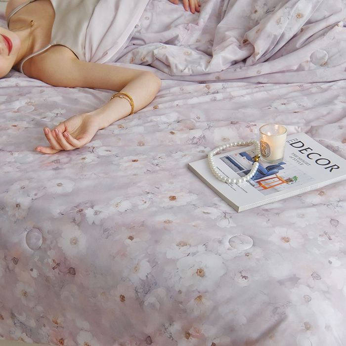 91家纺网 家纺一手货源 找家纺 （总）梦恬佳 2025新款印花凉感丝夏凉被