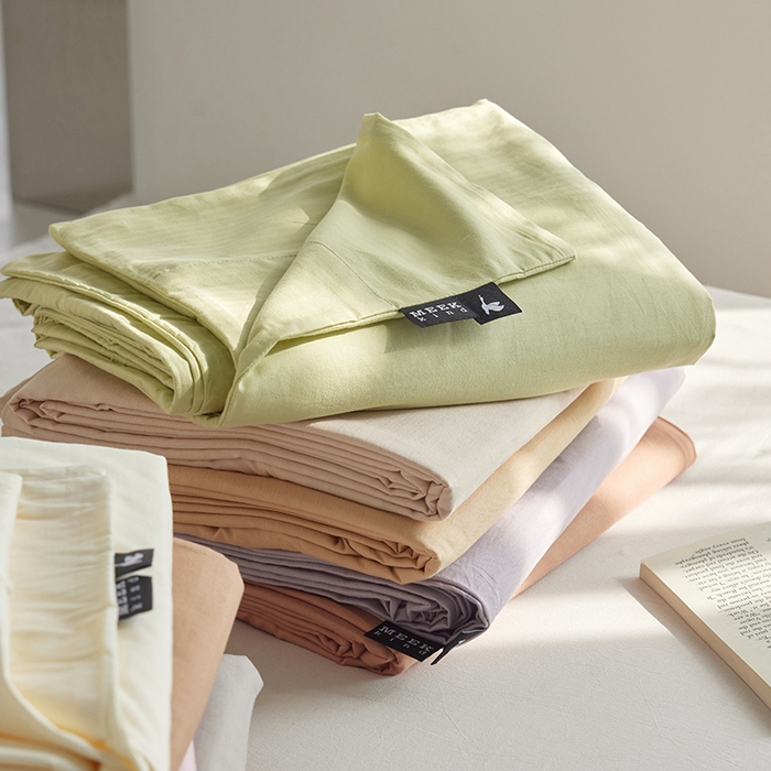 91家纺网 家纺一手货源 找家纺 2025新款A类40S全棉糯感大雁纹提花单品被套 可可灰