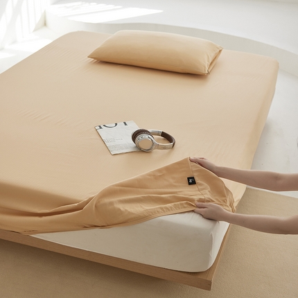 91家纺网 家纺一手货源 找家纺 （总）2025新款A类40S全棉糯感大雁纹提花单品床笠