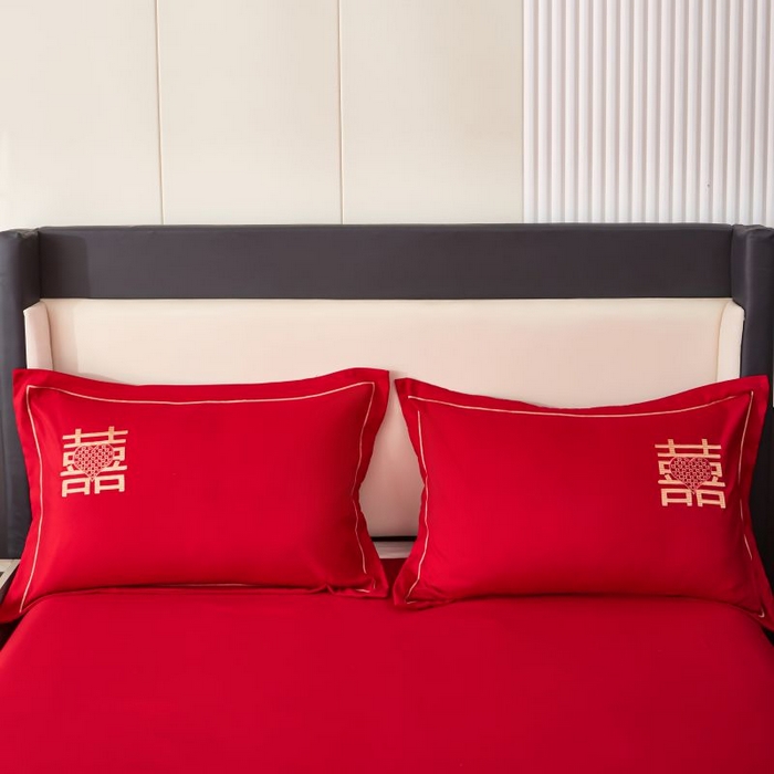 91家纺网 家纺一手货源 找家纺 三盛源 2025新款亲肤舒适不掉色枕套 心喜怒放