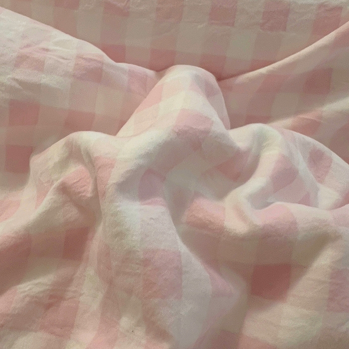 91家纺网 家纺一手货源 找家纺 2025新款专版高克重超萌卡通格子双拼毛巾绣软糯糯水洗棉四件套（场景二） 森林派对