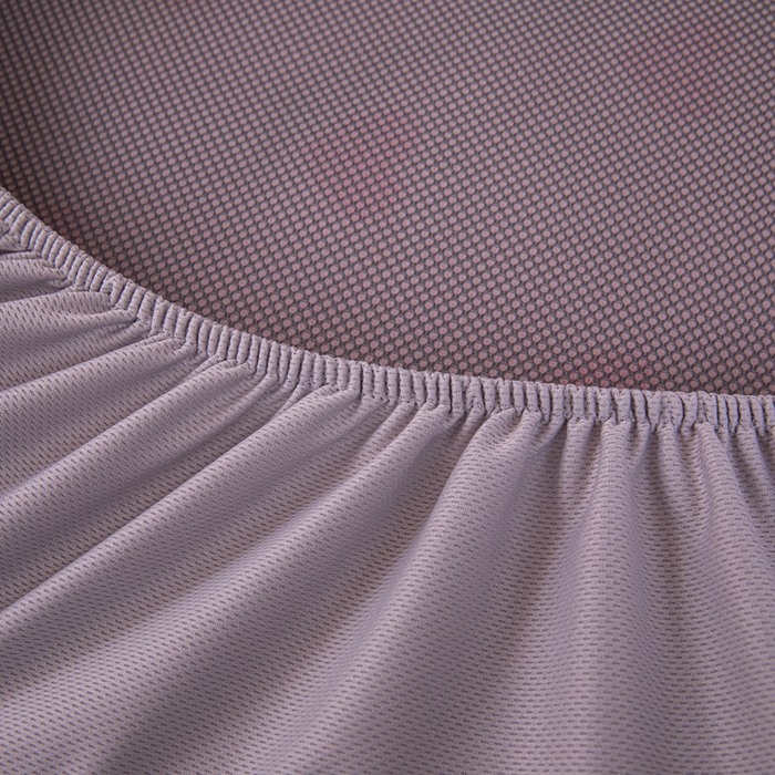 91家纺网 家纺一手货源 找家纺 凌云家纺  2025新款提花凉感冰丝席床笠款三明治凉席三件套 甜心-粉