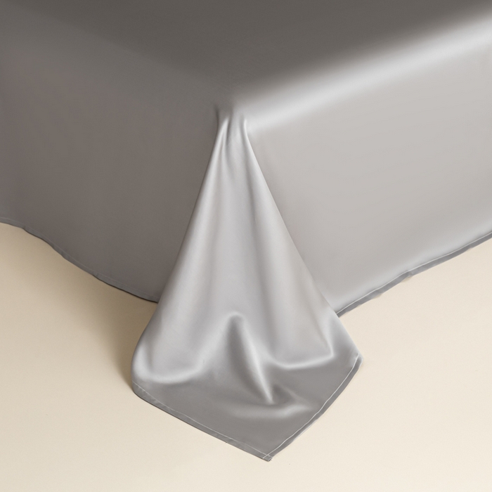 91家纺网 家纺一手货源 找家纺 爱彼家纺 2025新款麻绳款水洗冰丝四件套 麻绳款-雾霾高级灰