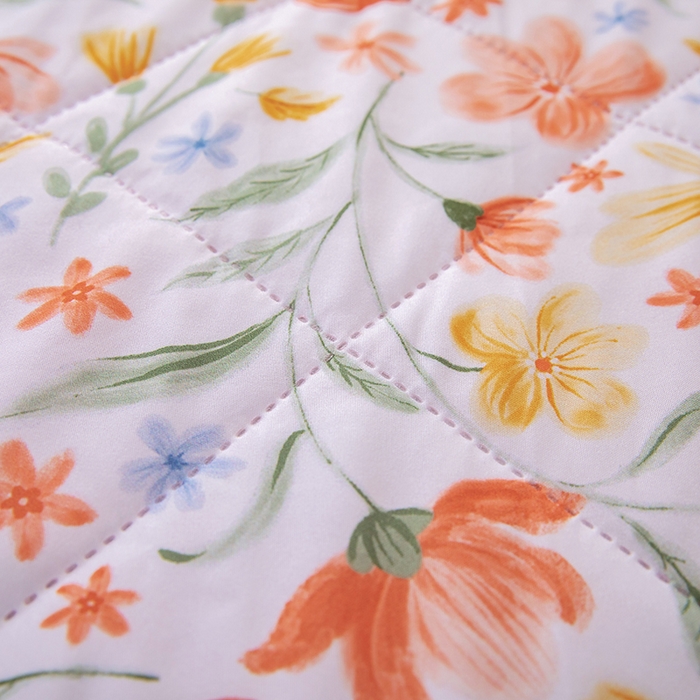 91家纺网 家纺一手货源 找家纺 富艺隆 2025新款超声波亲肤绒夏被夏凉被直播爆款超声波夏被空调被 鸟语花香