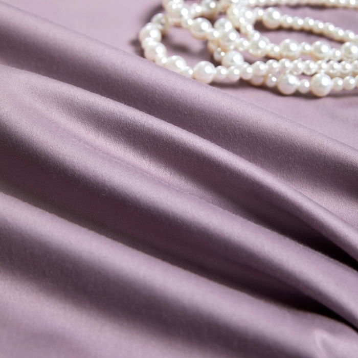 91家纺网 家纺一手货源 找家纺 秀色家纺 2024新品 A类100支双股长绒棉单品床笠 梦易-香芋紫