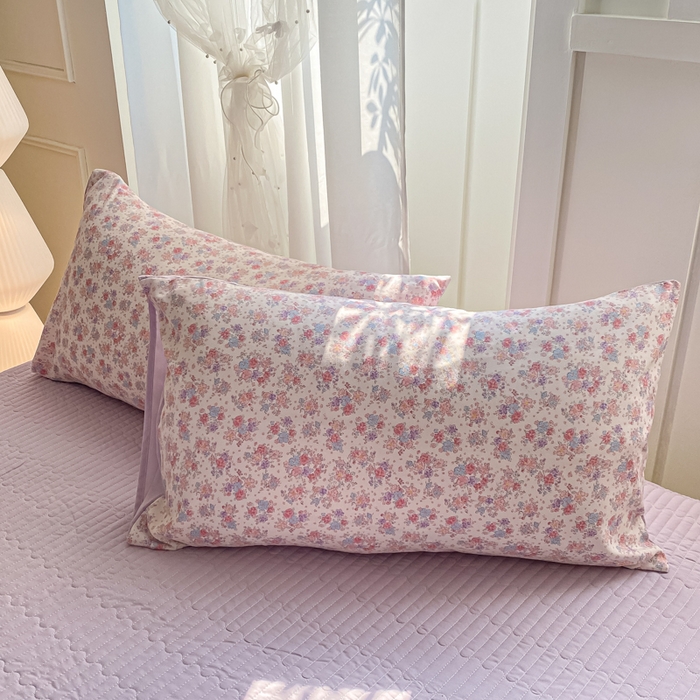 91家纺网 家纺一手货源 找家纺 2025新款针织双层纱夏被床盖四件套单夏被单床盖单品 春天里