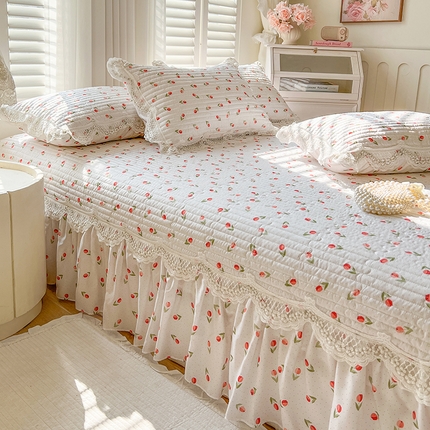 91家纺网 家纺一手货源 找家纺 （总）网红馆（ck家纺） 2025新款天丝印花夹棉床盖