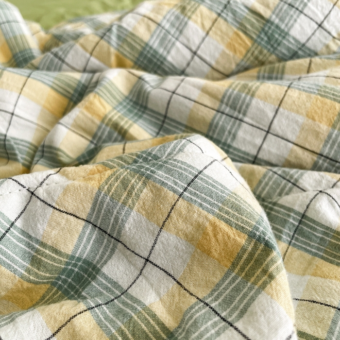 91家纺网 家纺一手货源 找家纺 宝士康家纺 2025新款10A抗菌无印风夏被 被子被芯 芒格绿