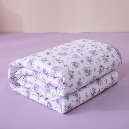 91家纺网 家纺一手货源 找家纺 （总）奥虎家纺 2025新款针织棉双层纱夏被四件套