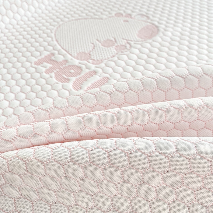 91家纺网 家纺一手货源 找家纺 春寻家纺 2025新款冰豆豆冰丝凉席-卡皮巴拉系列 床单款-卡皮巴拉-粉