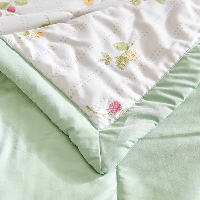 91家纺网 家纺一手货源 找家纺 海洋家纺 2025款水洗棉纯棉花夏凉被全棉花印花夏被空调被薄被子 盛夏果实