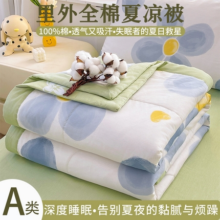 91家纺网 家纺一手货源 找家纺 （总）思雅庭 2025新款里外全棉夏被新疆棉花夏凉被空调被