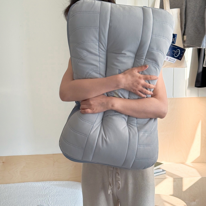 91家纺网 家纺一手货源 找家纺 伟邦枕芯 2025新款0压深睡决明子枕头枕芯 灰色48*74cm/只