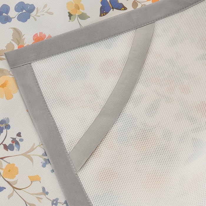 91家纺网 家纺一手货源 找家纺 简一 2025新款A类碳光印花数码冰丝凉席系列-床单款 秋日细雨