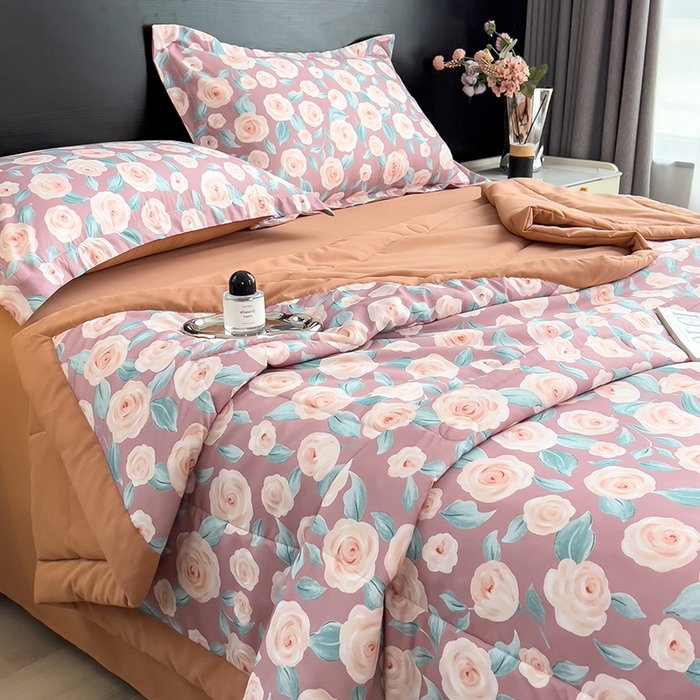 91家纺网 家纺一手货源 找家纺 （总）宝士康家纺 2025新款10A抗菌双层纱印花夏被