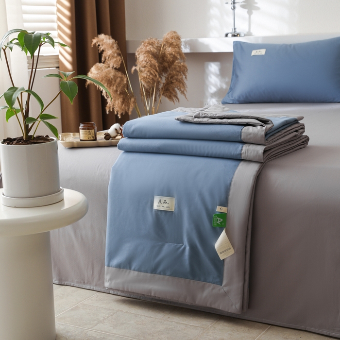 91家纺网 家纺一手货源 找家纺 （总）眠博士 2025新款A类全棉40S纯棉新疆棉大豆夏被夏凉被空调被