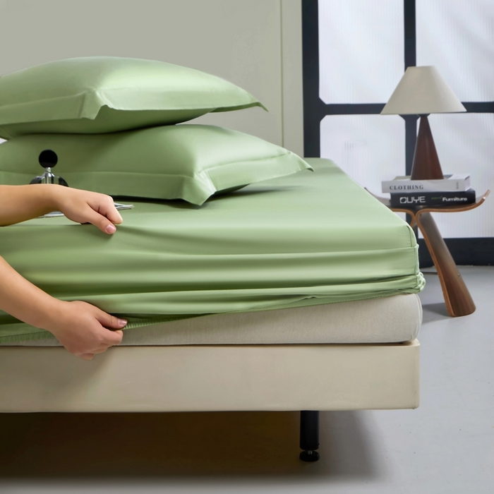 91家纺网 家纺一手货源 找家纺 （总）秀色家纺 2024新品 A类100支双股长绒棉单品床笠