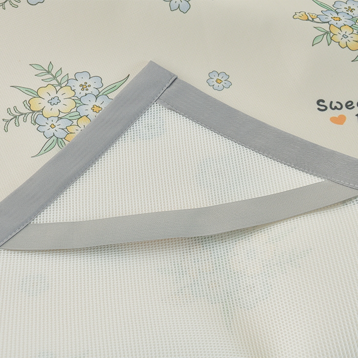 91家纺网 家纺一手货源 找家纺 简一 2025新款A类碳光印花数码冰丝凉席系列-床单款 觅境花园