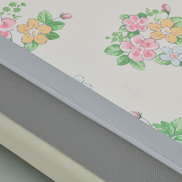 91家纺网 家纺一手货源 找家纺 简一 2025新款A类碳光印花数码冰丝凉席系列-床笠款 满园春色