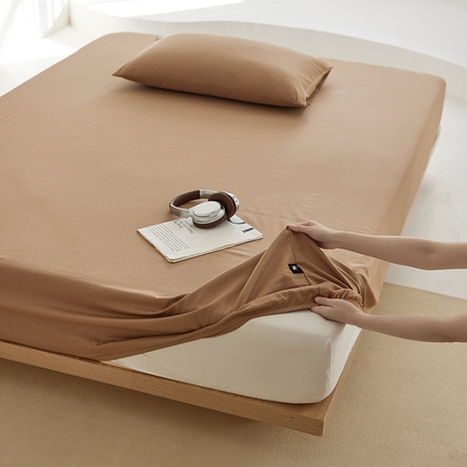 91家纺网 家纺一手货源 找家纺 （总）2025新款A类40S全棉糯感大雁纹提花单品床笠