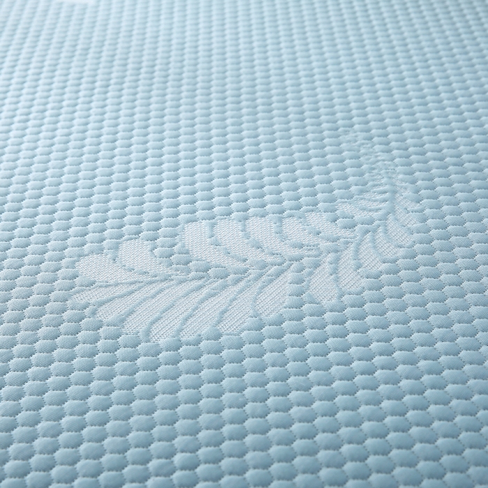 91家纺网 家纺一手货源 找家纺 尚品凤凰 2025新款小清新凉感超柔冰豆席凉席平铺款床笠款 飘羽-兰