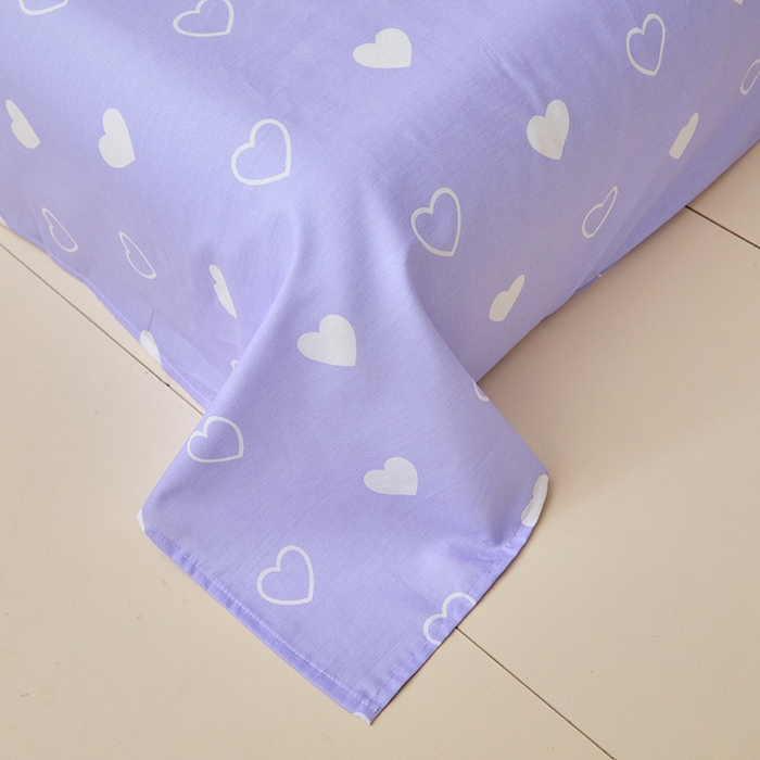 91家纺网 家纺一手货源 找家纺 宝士康家纺 2025新款10A抗菌全棉夏被四件套（床单款） 幽梦紫曦