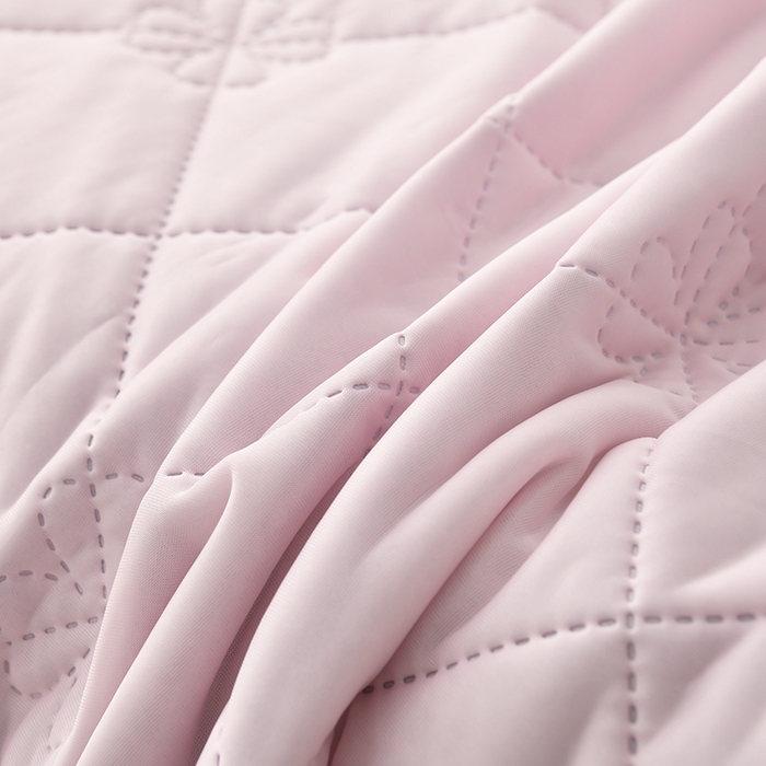 91家纺网 家纺一手货源 找家纺 眠多宝 2025新款冰激凌凉感丝纯色夏被被子被芯（跨境电商） 冰梅粉