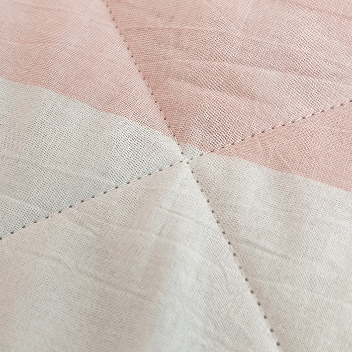 91家纺网 家纺一手货源 找家纺 宝士康家纺 2025新款10A抗菌无印风夏被 被子被芯 桃玉粉