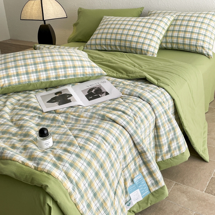 91家纺网 家纺一手货源 找家纺 （总）宝士康家纺 2025新款10A抗菌无印风夏被 被子被芯