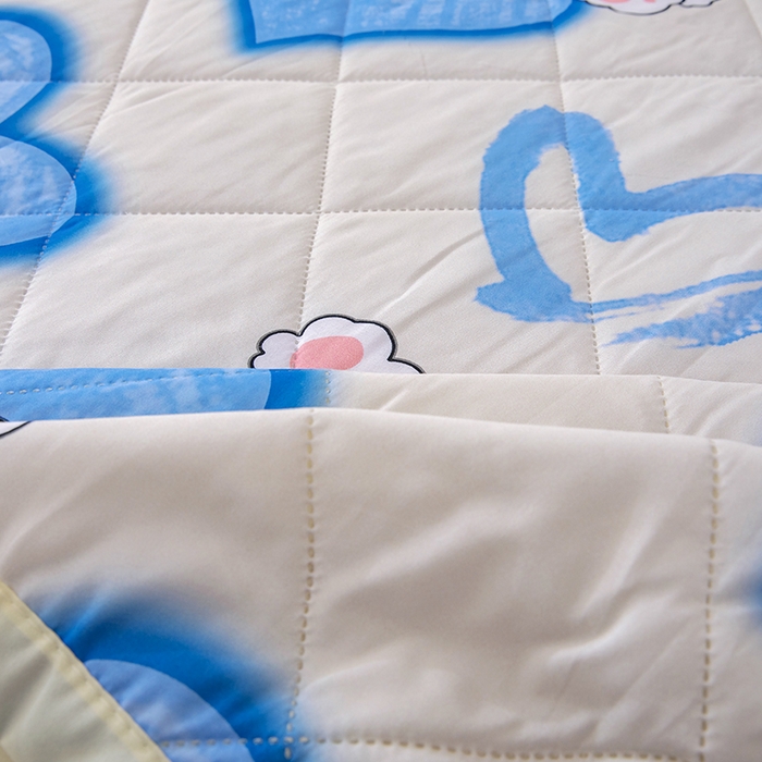 91家纺网 家纺一手货源 找家纺 （总）富艺隆 2025新款超声波亲肤绒夏被夏凉被直播爆款超声波夏被空调被