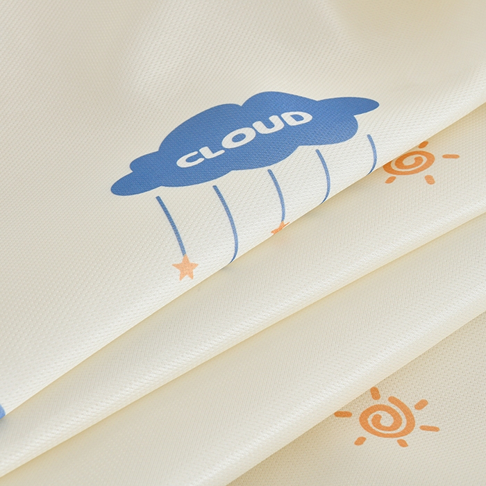 91家纺网 家纺一手货源 找家纺 简一 2025新款A类碳光印花数码冰丝凉席系列-床笠款 蓝天白云