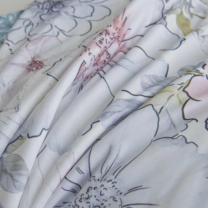 91家纺网 家纺一手货源 找家纺 梦恬佳 2025新款印花凉感丝夏凉被 风吟