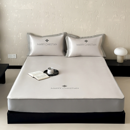 91家纺网 家纺一手货源 找家纺 （总）三味舒屋 2025新款凉感抗菌防螨印花冰丝养生席玛丽刺绣系列