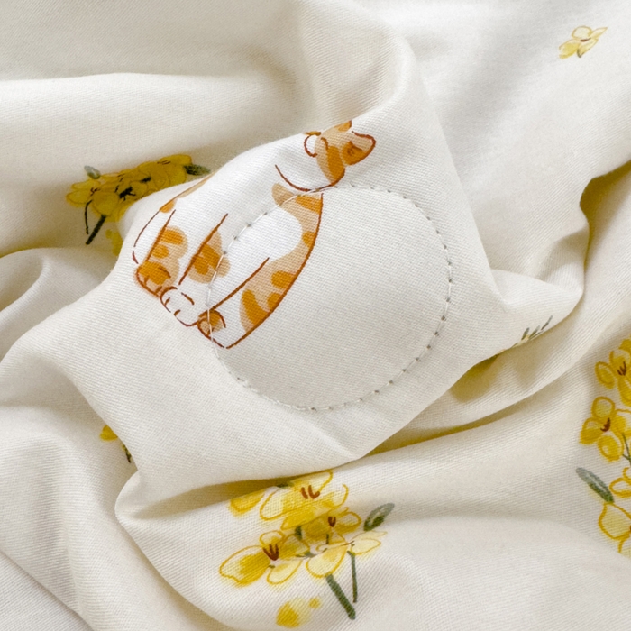 91家纺网 家纺一手货源 找家纺 曲之慕新款13372里外全棉夏被 醉清香