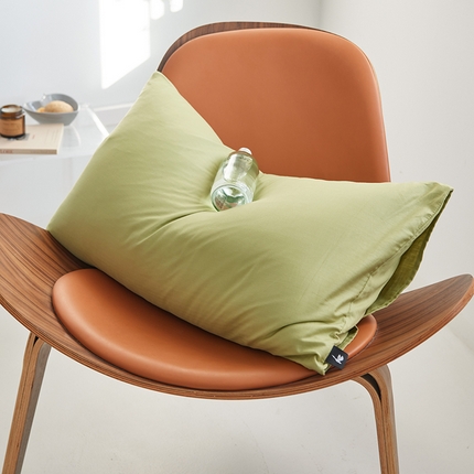 91家纺网 家纺一手货源 找家纺 （总）风向标家纺 2025新款A类40S全棉糯感大雁纹提花单品枕套