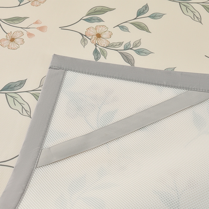 91家纺网 家纺一手货源 找家纺 简一 2025新款A类碳光印花数码冰丝凉席系列-床单款 浅花枝香