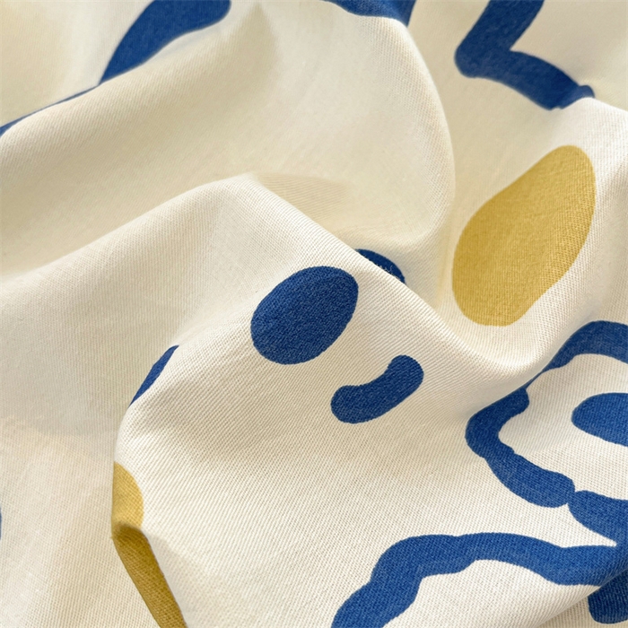 91家纺网 家纺一手货源 找家纺 宝士康家纺 2025新款10A抗菌全棉印花床笠 奶油布丁