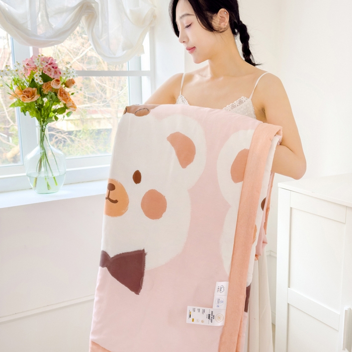 91家纺网 家纺一手货源 找家纺 曲之慕新款13372里外全棉夏被 悠米