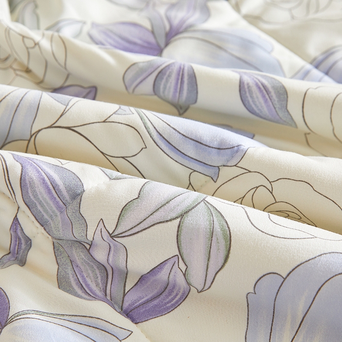 91家纺网 家纺一手货源 找家纺 海洋家纺 2025款水洗棉纯棉花夏凉被全棉花印花夏被空调被薄被子 淑清雅