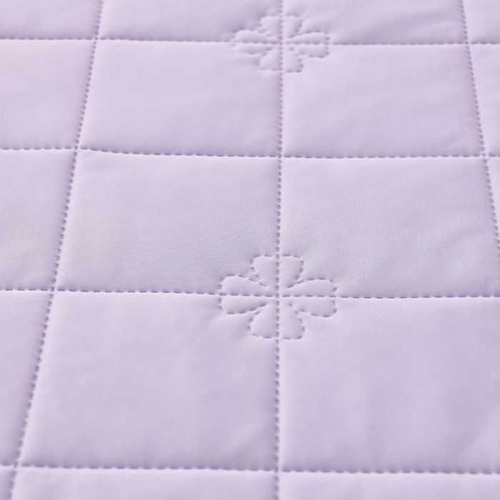 91家纺网 家纺一手货源 找家纺 眠多宝 2025新款冰激凌凉感丝纯色夏被被子被芯（跨境电商） 雪紫色