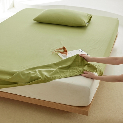 91家纺网 家纺一手货源 找家纺 （总）2025新款A类40S全棉糯感大雁纹提花单品床笠