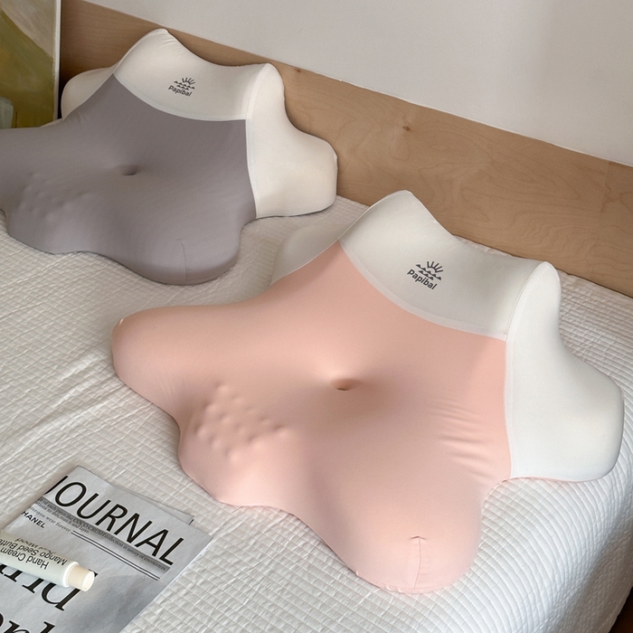 91家纺网 家纺一手货源 找家纺 伟邦枕芯 2025新款躺倒多功能记忆枕头枕芯 粉色45*63cm/只