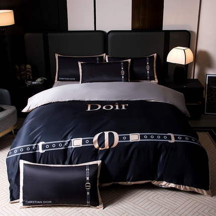 爵仕家纺 2025新款轻奢潮牌水洗真丝四件套 D家