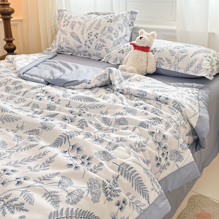 91家纺网 家纺一手货源 找家纺 （总）宝士康家纺 2025新款水洗棉超声波压花夏被 被子被芯