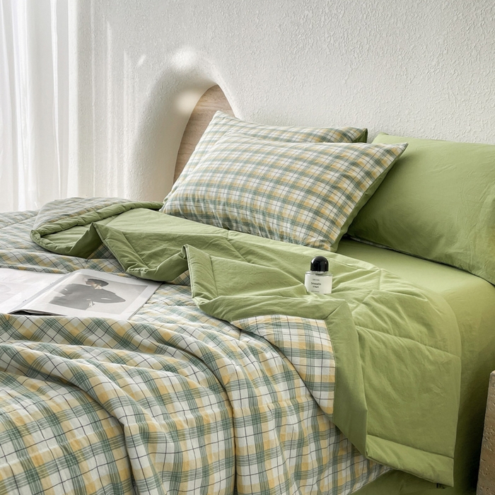 91家纺网 家纺一手货源 找家纺 （总）宝士康家纺 2025新款10A抗菌无印风夏被 被子被芯