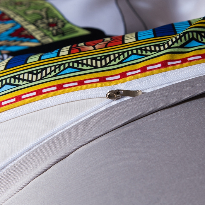 91家纺网 家纺一手货源 找家纺 爵仕家纺 2025新款轻奢潮牌水洗真丝四件套 陶瓷白