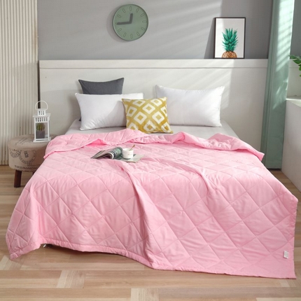 91家纺网 家纺一手货源 找家纺 （总）2025新款亲肤棉简约舒适纯色夏被