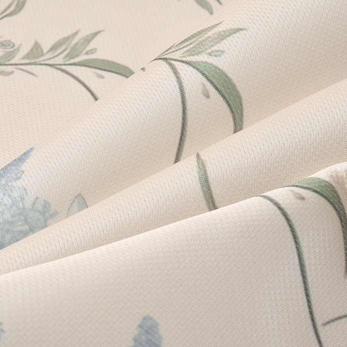 91家纺网 家纺一手货源 找家纺 简一 2025新款A类碳光印花数码冰丝凉席系列-床单款 花间细雨