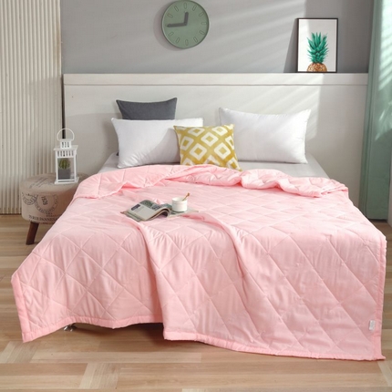 91家纺网 家纺一手货源 找家纺 （总）2025新款亲肤棉简约舒适纯色夏被